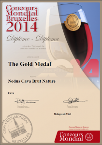Gouden médaille Cava Nodus brut nature